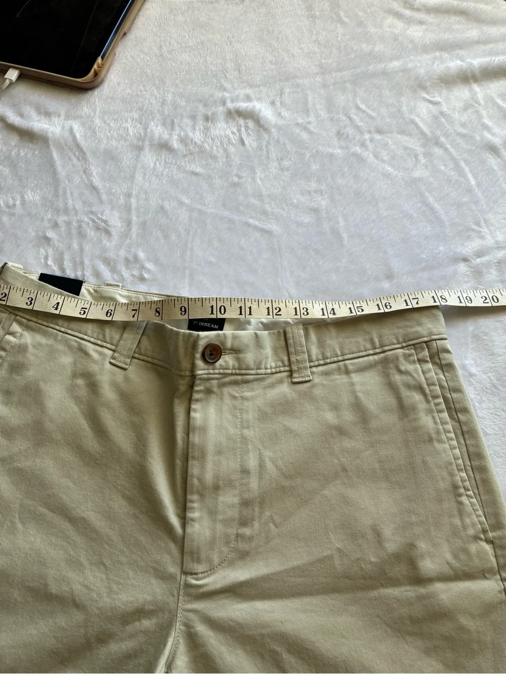 J. Crew Light Blue Micro-Pattern Button-Down with White Shorts